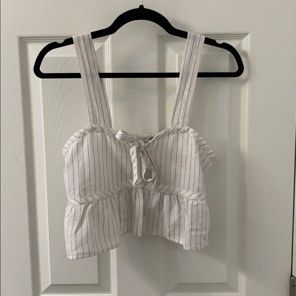 American eagle pin stripe tank top